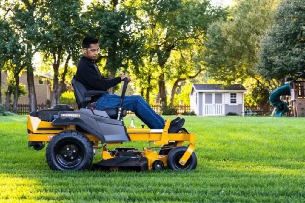 residential types of mowers with zero turn feature